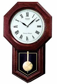 Seiko Westminster Chime Wooden Oak Finish Wall Clock with ...