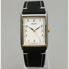 Seiko | Accessories | Vtg Seiko Tank Watch Men 24mm Silver ...