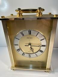 VTG Seiko Quartz Mantel Clock, Westminster-Whittington, Duel ...