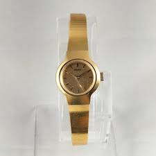 Seiko Women's All Gold Tone Watch, Mesh Link Strap - I Like ...