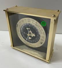 Lot - Seiko Quartz World Brass Desk Clock