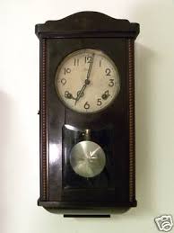 ANTIQUE JAPANESE MADE OCCUPIED JAPAN 8-DAY WALL CLOCK ...