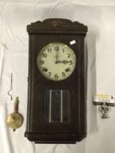 Antique winding time strike wall clock by Takano | Proxibid