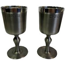 John Somers Pewter Wine Goblet JS X MG 5-1/2" cordial ...