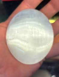 Selenite Palm Stone Pentacle Celtic | eBay