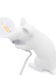 Seletti Mouse sculpture-design Lamp | White | FARFETCH
