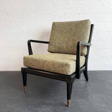 Vintage Hollywood Regency Lacquered Mahogany Lounge Chair – cityFoundry