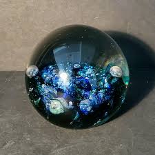 Selkirk Glass Scotland Seaburst 1984 Hand blown Paperweight approx 3.5"H | eBay