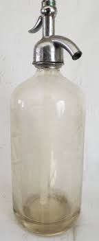 Antique Vintage H. Vantosch Seltzer Bottle Soda Water Newark N.J. Seltzer Water Bottle Syphon Bottle Clear - Etsy