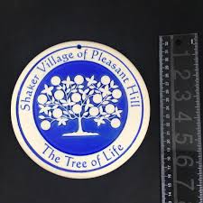 Shaker Village of Pleasant Hill 2007-08 Seneca Ceramics Corp Tree Of Life Trivet | eBay