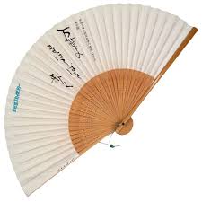 VTG Japanese Bamboo & Washi Paper Sensu Folding Fan JPN ...