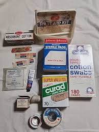 LOT of Vintage MEDICAL SUPPLIES First Aid Kit Boxes | eBay
