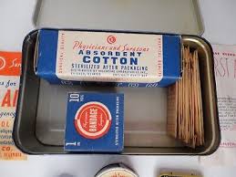 Vintage Physicians Surgeons First Aid Handy Emergency Kit Tin With Bonus Tins B5 | eBay
