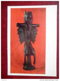 Koti Antubam statue , Ghana - short-handed devil - Devils of ...