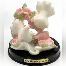 Huda Italy | Accents | Huda Italy Resin Figurinelove Birds ...