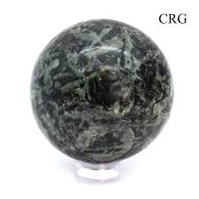QTY 1 - Gabbro / Galaxy Stone Gemstone Sphere / 1.5-2.5" AVG - Crystal River Gems