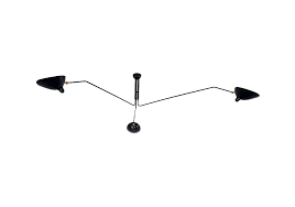 P3B Serge Mouille Ceiling Lamp 3 Rotating Arms - Miliashop