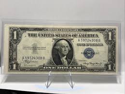 1935-A rare Off Center Printing Error Dollar Note Silver ...