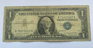 1957 A UNITED STATES NOTE ONE DOLLAR BILL WITH BLUE SEAL | eBay