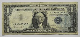 1957 B 1 Silver Certificate STAR Note *29303785B Inking ...