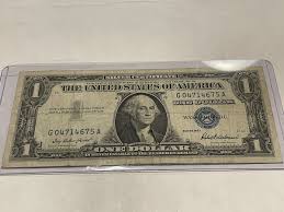 1957 $1 Silver Certificate Dollar Bill Blue Seal | eBay