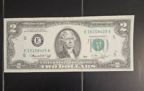 $2 Note 1976 Series Low Number E 15158429 A Good Condition ...