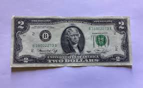 VTG 1976 United States $2 Jefferson Bank Note | eBay