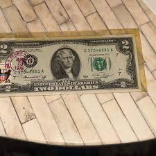 Vintage 1976 Two 2 Dollar Bill First Issue Eagle Stamp ...