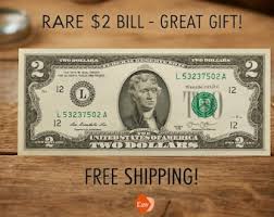 Uncirculated Two Dollar Bill: Collectible Currency, Wrinkle ...