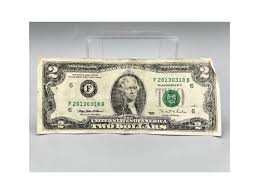 Retro $2 Dollar Bill 1995 Series Atlanta Federal Bank US ...