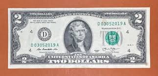March 5, 2019 ; 3 May 2019 (D 03052019 A) $2 Two Dollar Bill ...