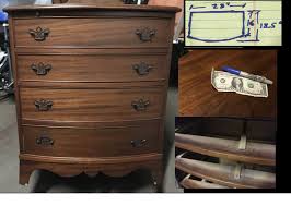 Mahagony Compact Dresser Solid Wood Vintage 31 x 28 x 19 ...