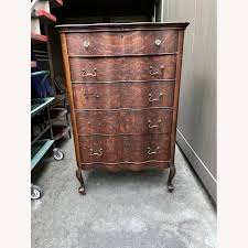 Antique Tiger wood Dresser or Chest - AptDeco