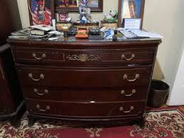 2 Piece Dresser Chest Cherry Wood Empire Case Goods Antique for Sale in Queens, NY - OfferUp