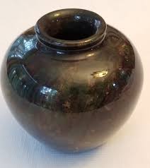 Vintage Seven 7 Color Serpentine Jade Polished Vase Urn Made ...