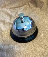 Countertop Bell Silver Tone Black C92-5 | eBay
