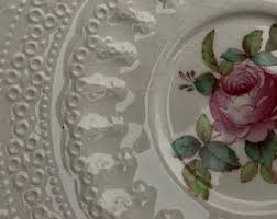 Spode's Jewel Copeland Billingsley Rose Pattern Saucers (4) - Etsy