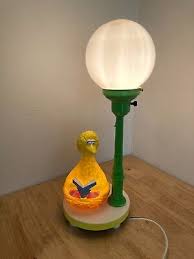 Vintage 1970's Sesame Street Big Bird Lamp w/shade. Both Lamps Work Great! | eBay