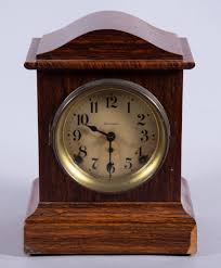 Lot - Seth Thomas Adamantine Mantle Clock