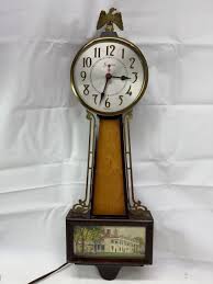 TESTED Vintage 1940s Sessions Banjo Wall Clock Mt ...