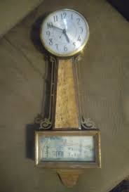 SESSIONS BANJO CLOCK PICTURE Southern Plantation PARTS ...