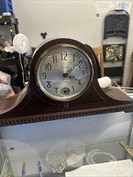 Antique Sessions 8 Day Time and Chime Mantle Clock ...