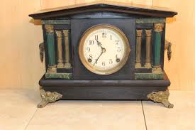 Antique Sessions 8 Day Time and Strike Mantle Clock ~ Classically Styled ~ L-9 | eBay Australia