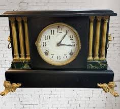 Antique Ingraham 8 Day Gonging Mantle Clock ~ 1921 Dated | eBay