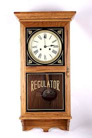 Antique Oak Cased Regulator Clock sold at auction on 25th August | North American Auction Company