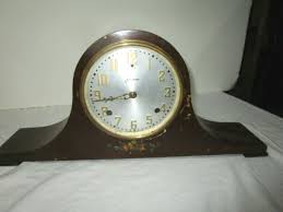 Vintage Sessions mantle 8 day Turn Back strike and chime ...