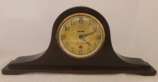 Antique Working 1920s SESSIONS 8 Day Wind-Up Mahogany ...