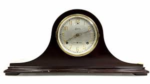 Sold at Auction: Sessions Oak Wood Pendulum Mantel Clock