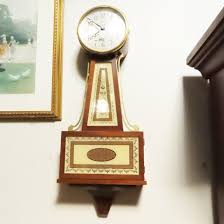 Vintage Seth Thomas Banjo Clock Gold Gilt Detailing ...