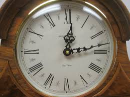 Mechanical Mantle Clock Howard Miller Burton Mantel Clock 635-106 - Golden Oak Mantel Clock That Chimes